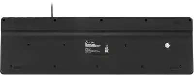 Клавиатура Оклик K733 черный USB slim Multimedia
