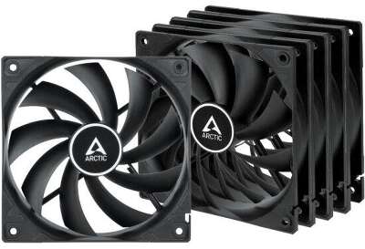 Case fan ARCTIC F12 PWM PST Value Pack (Black)  (5pc)  (ACFAN00250A)