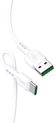 Кабель USB 2.0 hoco X33, AM/Type-C, белый, 1м, макс. ток 5А