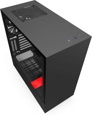 Корпус NZXT H510i Black/red, черный/красный, ATX, Без БП (CA-H510I-BR)