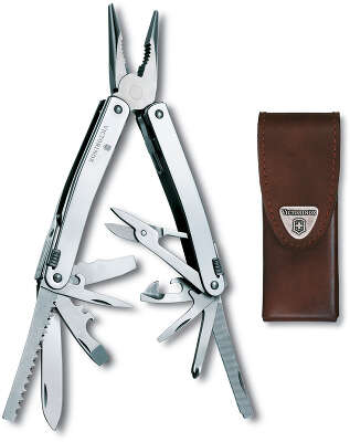 Мультитул Victorinox SwissTool Spirit X (3.0224.LB1) 105мм 26функц. серебристый блистер