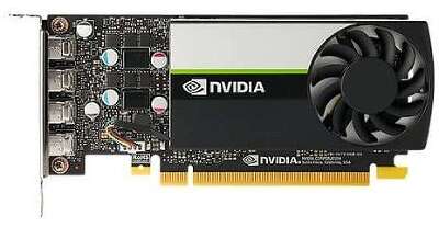Видеокарта NVIDIA T1000 4Gb DDR6 PCI-E 4miniDP (OEM)