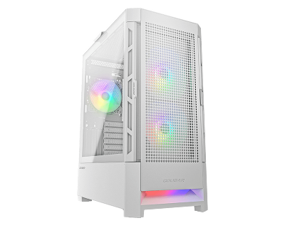 Корпус COUGAR Airface RGB, белый, ATX (CGR-5ZD1W-AIR-RGB)