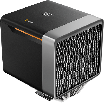 Кулер для процессора Ocypus Delta A62 EX BK Digital, 2x120mm ARGB FAN, Top Display Panel, 6 HEAT PIPES, 4-PIN PWM, 600-1800 RPM, 31DBA, HYDRO BEARING, LGA115X/1200/1700/18XX, AM4/AM5