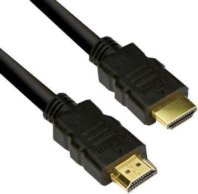 Кабель HDMI- HDMI, 3м, v1.4, чёрный, зол.конт., экран (блистер) VCOM
