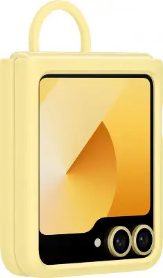 Чехол (клип-кейс) Samsung для Samsung Galaxy Z Flip6 Silicone Case Flip 6 (F741) желтый (EF-PF741TYEGRU)