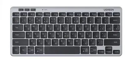 Клавиатура беспроводная клавиатура UGREEN K551 (75049RU) Multi-Mode BT&2.4G Wireless Keyboard. Цвет: черный