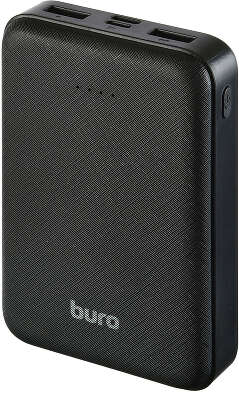 Мобильный аккумулятор Buro T4-10000 10000mAh 10W 2A 2xUSB-A черный (T4-10000-BK)