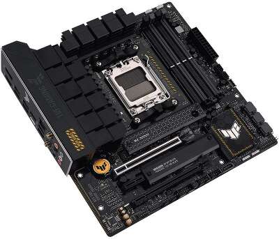 Материнская плата ASUS TUF GAMING B650M-PLUS WIFI AM5 mATX 4xDDR5 2xPCIEx16 PCIEx1 2xM.2 USB-C DP HDMI 2.5GLAN Wi-Fi 6 (90MB1BF0-M0EAY0) (912118)