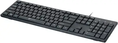 Клавиатура Оклик 520M2U черный/черный USB slim Multimedia