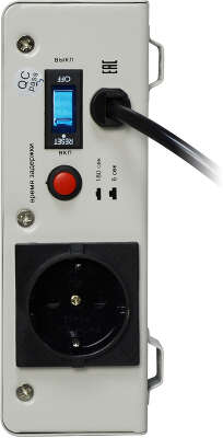 Стабилизатор POWERMAN AVS 500S, ступенчатый регулятор, цифровые индикаторы уровней напряжения, 500ВА, 140-260В, максимальный входной ток 5А, 1 евророзетка, IP-20, навесного исполнения, 290мм х 175мм х 68мм, 2,42 кг./ Stabilizer POWERMAN AVS 500S, step-typ