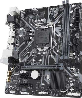 Материнская плата mATX LGA1151v2 Gigabyte H310M S2H GSM