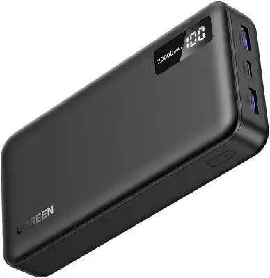 Внешний аккумулятор UGREEN PB312 (25683) 20000mAh PD 20W Power Bank. Цвет: серый