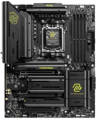Материнская плата MSI MAG X870 TOMAHAWK WIFI (AM5/X870/4xDDR5/ATX/RAID/HDMI, TYPE-C) (MAG X870 TOMAHAWK WIFI)