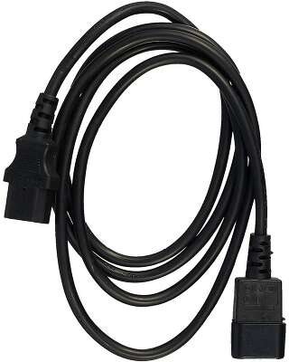 Кабель питания сист.блок-монитор GEMBIRD/CABLEXPERT PC-189-VDE black (1.8м, C13-C14, VDE, 10А, с зазем.) (PC-189-VDE)
