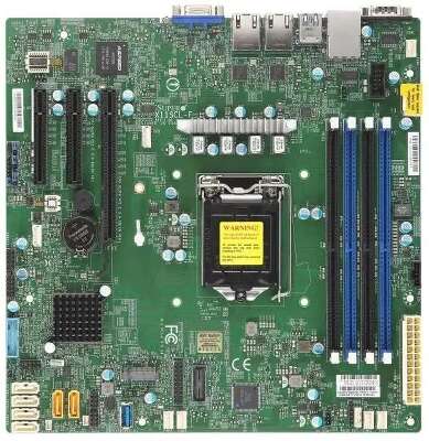 Материнская плата mATX 1xLGA1151v2 Supermicro X11SCL-F