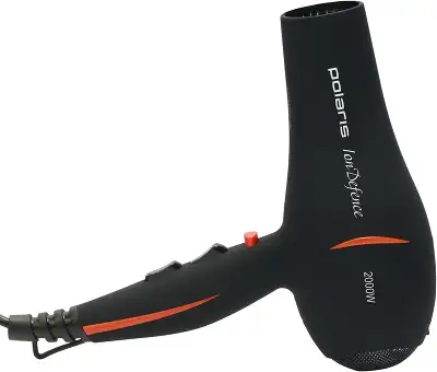 Фен Polaris PHD2038Ti 2000Вт черный/красный (PHD 2038TI)