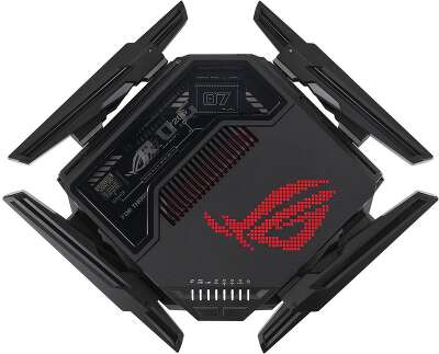 Маршрутизатор ASUS GT-BE98 WiFi 7 2х10G 4х2.5G 1G 2xUSB 11529+5764+5764+1376Mbps 6GHz/5GHz/2.4GHz