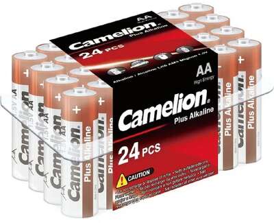 Camelion..LR 6 Plus Alkaline PB-24 (LR6-PB24, батарейка,1.5В)  (24 шт. в уп-ке)