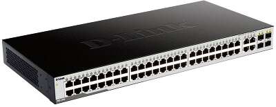D-Link DGS-1052/A3A Неуправляемый коммутатор с 48 портами 10/100/1000Base-T и 4 комбо-портами 100/1000Base-T/SFP