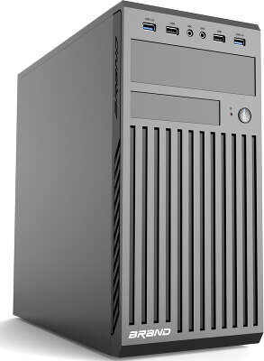 Корпус ACCORD ACC-B202N, серый, mATX, Без БП (ACC-B202N)