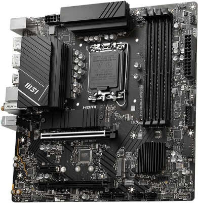 Материнская плата mATX LGA1700 MSI PRO B760M-A WIFI DDR4