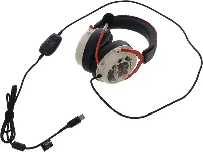 Наушники с микрофоном A4Tech Bloody M595 Proxy Boom бежевый/черный 2.3м мониторные USB оголовье (M595)