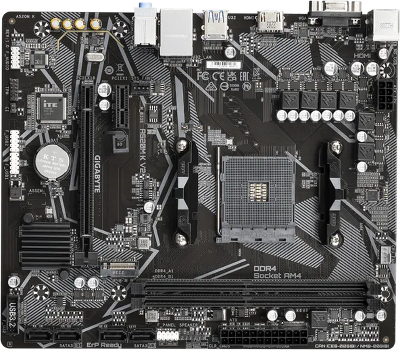 Материнская плата GIGABYTE A520M DS3H V2, AM4, A520, 4*DDR4, 4*SATA, 1*M.2, 4*USB 3.2, 2*USB 2.0, 1*PCIx16, 1*PCIx1, DP+HDMI, mATX
