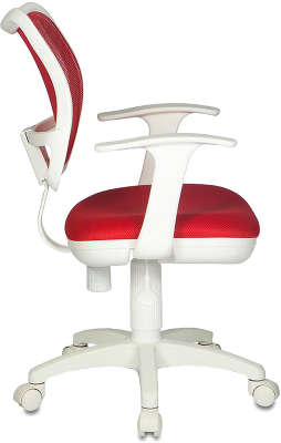 Кресло Бюрократ CH-W797/R/TW-97N спинка красный сетка TW-35N сиденье красный TW-97N (белый пластик)