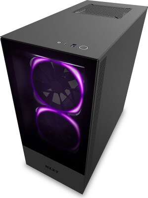 Корпус NZXT H510 Elite Black, черный, ATX, Без БП (CA-H510E-B1)