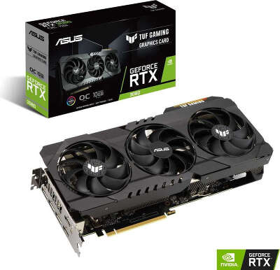 Видеокарта ASUS NVIDIA nVidia GeForce RTX 3080 TUF Gaming 10Gb DDR6X PCI-E 2HDMI, 3DP LHR