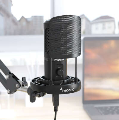 Конденсаторный USB-микрофон Maono AU-PM461S Podcasting Microphone Kit