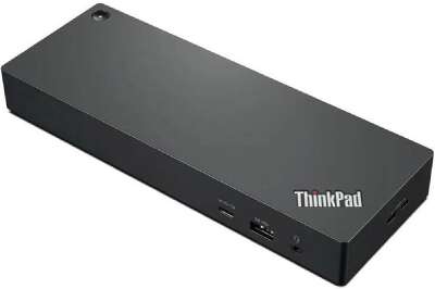 Lenovo [40B00135EU] ThinkPad Universal Thunderbolt 4 Dock USB-C Dock (2x DP, 1x HDMI, 4x USB A 3.1 Gen 1, 1x USB Type-C, 1x RJ-45, 1x Combo Audio Jack 3.5mm/Thunderbolt 4 Power/Up to 4 ext