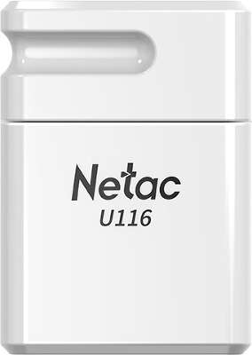 Модуль памяти USB3.0 Netac U116 64 Гб белый [NT03U116N-064G-30WH]