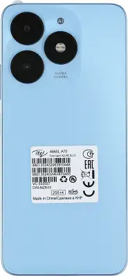 Смартфон Itel A665L A70 256Gb 4Gb голубой моноблок 3G 4G 2Sim 6.6