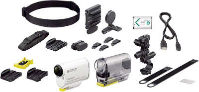 Видеокамера Sony Action Cam HDR-AS100 +  AKA-WM1, BLT-UHM1, AKA-AF1
