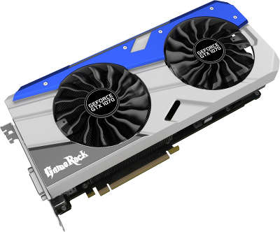 Видеокарта Palit PCI-E PA-GTX1070 GAMEROCK 8G nVidia GeForce GTX 1070 8192Mb 256bit GDDR5