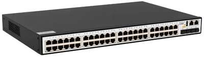 SNR SNR-S2989G-48TX Управляемый коммутатор уровня 2+, 48 портов 10/100/1000Base-T, 4 порта 1/10G SFP+, VSF HA, встроенный БП ~220V AC