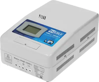 Стабилизатор напряжения Rucelf SRWII-10000-L 10кВА однофазный белый