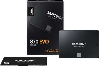 Твердотельный накопитель/ Samsung SSD 870 EVO, 2000GB, 2.5