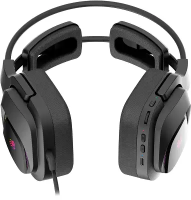 Наушники с микрофоном A4Tech Bloody MR575 черный 1.5м мониторные BT/Radio оголовье (MR575)