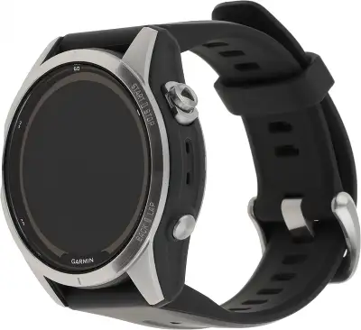 Смарт-часы Garmin Fenix 7S Pro 30.4мм 1.2" transflective корп.серебристый рем.графитовый (010-02776-00)