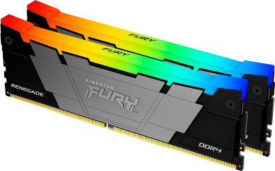 Память оперативная/ Kingston 64GB 3200MT/s DDR4 CL16 DIMM (Kit of 2) FURY Renegade RGB