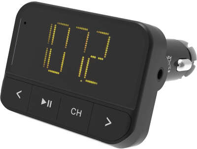 Автомобильный FM-модулятор Ritmix FMT-B200 черный MicroSD USB PDU (80000765)