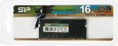 Модуль памяти DDR4 SODIMM 16Gb DDR2666 Silicon Power (SP016GBSFU266B02)