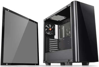 Корпус Thermaltake View 21 TG, черный, ATX, Без БП (CA-1I3-00M1WN-00)