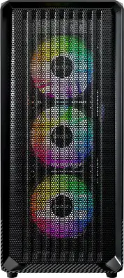 Корпус Montech X5 черный без БП ATX 4x120mm 1xUSB2.0 1xUSB3.0 audio bott PSU