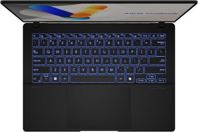 Ноутбук ASUS Vivobook S14 S5406SA-QD202 Intel Core Ultra 5 226V 16GB 2.1 GHz LPDDR5X 16GB 1TB PCIE G4 SSD Intel Arc 14" OLED WUXGA ,400NITS(HDR),Without OS 1.30 kg Neutral Black