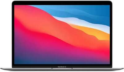 Apple MacBook Air 13-inch Late 2020 [MGN63ZS/A] (КЛАВ.РУС.ГРАВ.) Space Grey 13.3'' Retina {(2560x1600) M1 8C CPU 7C GPU/8GB/256GB SSD/рекоменд.переходник 1991284/11007065} (A2337)