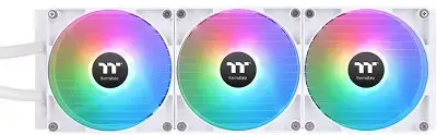 Система водяного охлаждения Thermaltake TH420 V2 Ultra Snow Edition ARGB Soc-AM5/AM4/1200/1700/1851 белый 4-pin 34.7dB Al+Cu LCD Ret (CL-W407-PL14SW-A)